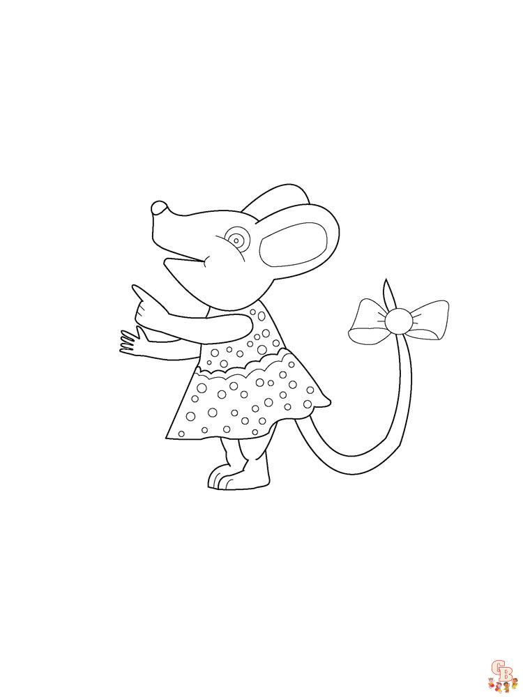 Coloriage Souris