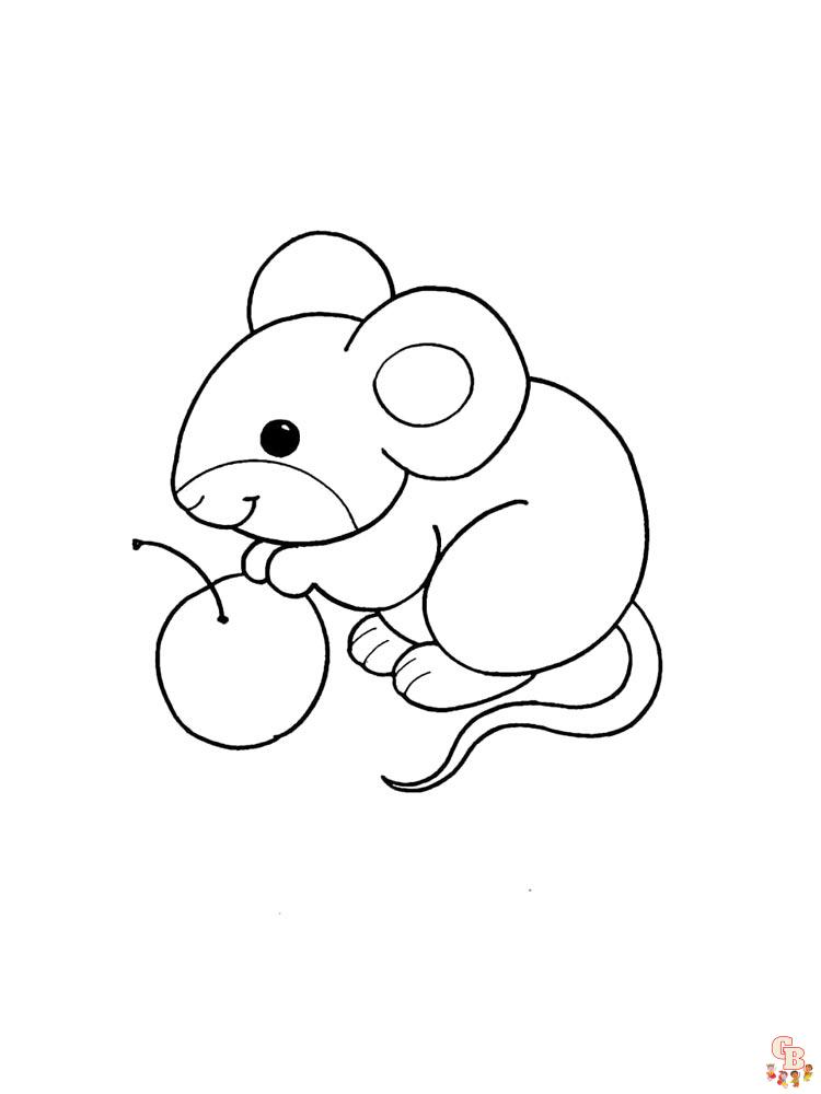 Coloriage Souris