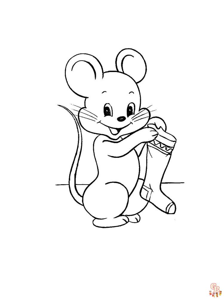 Coloriage Souris