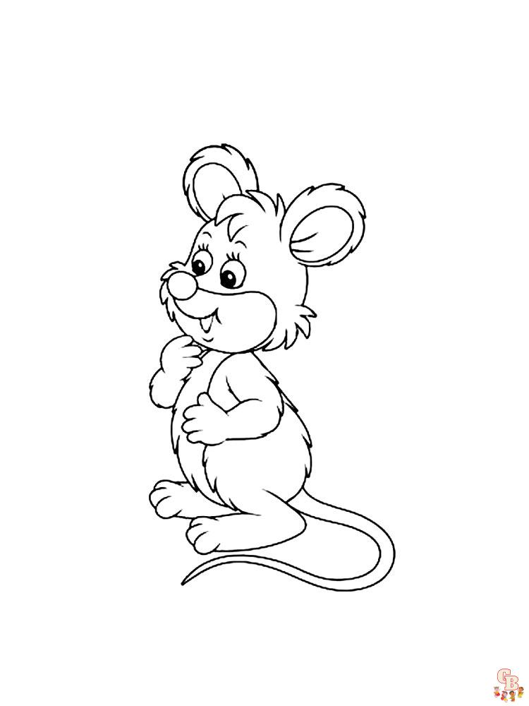 Coloriage Souris