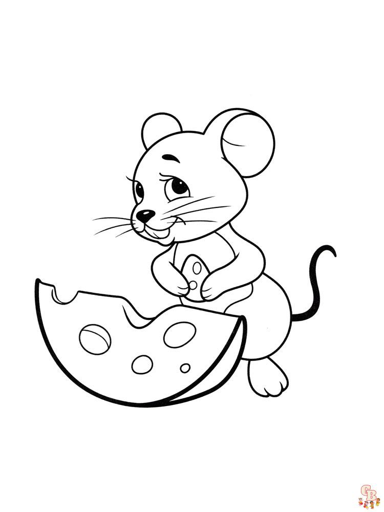 Coloriage Souris