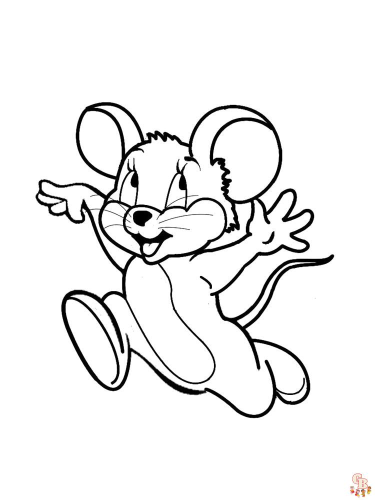 Coloriage Souris