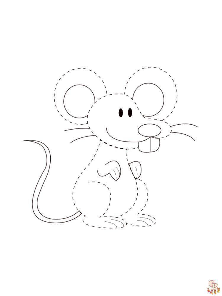 Coloriage Souris