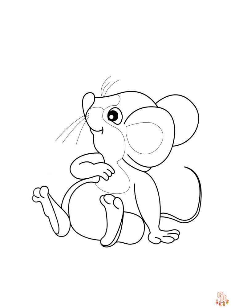 Coloriage Souris