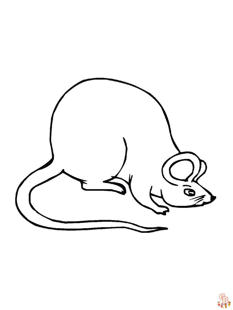 Coloriage Souris