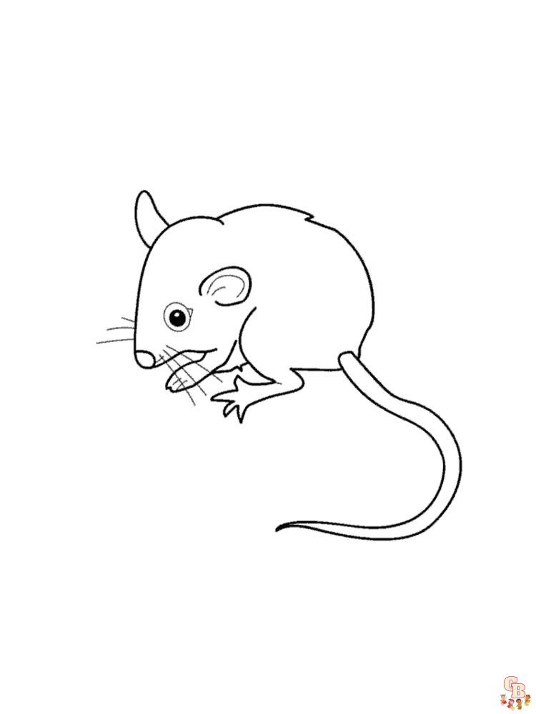 Coloriage Souris