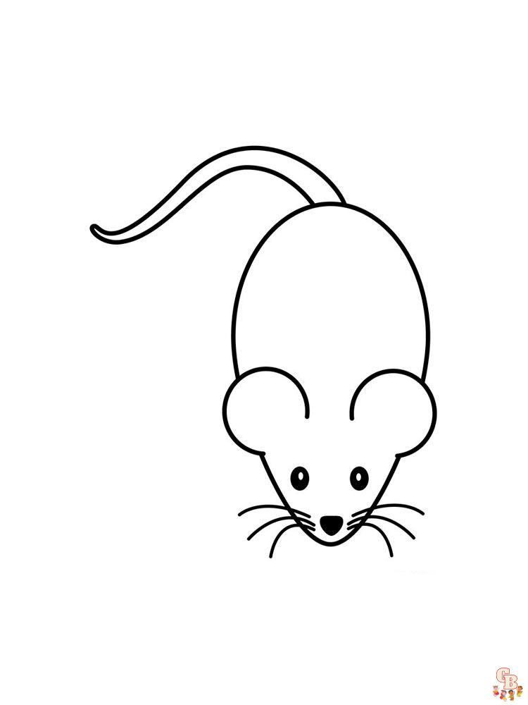 Coloriage Souris