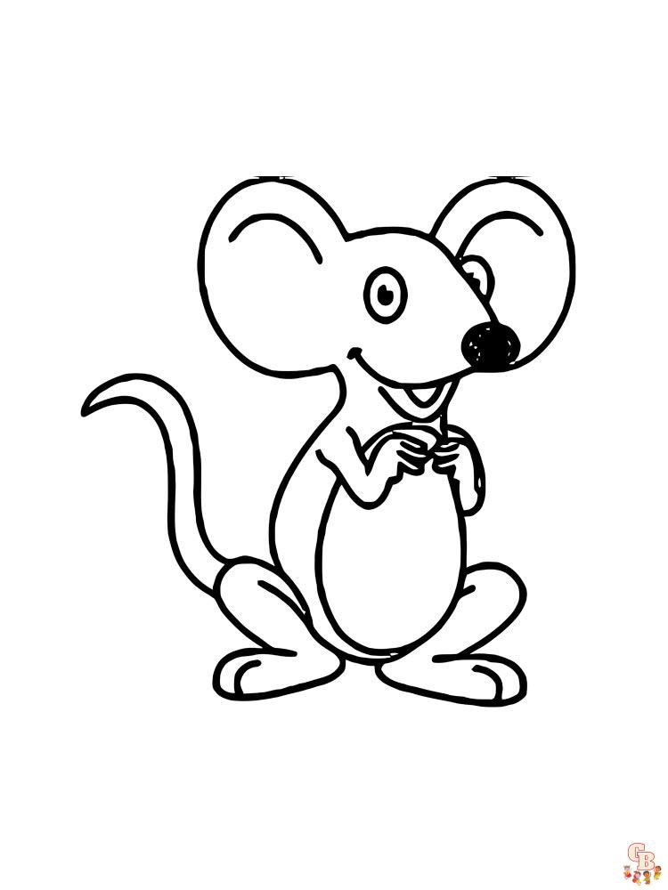 Coloriage Souris