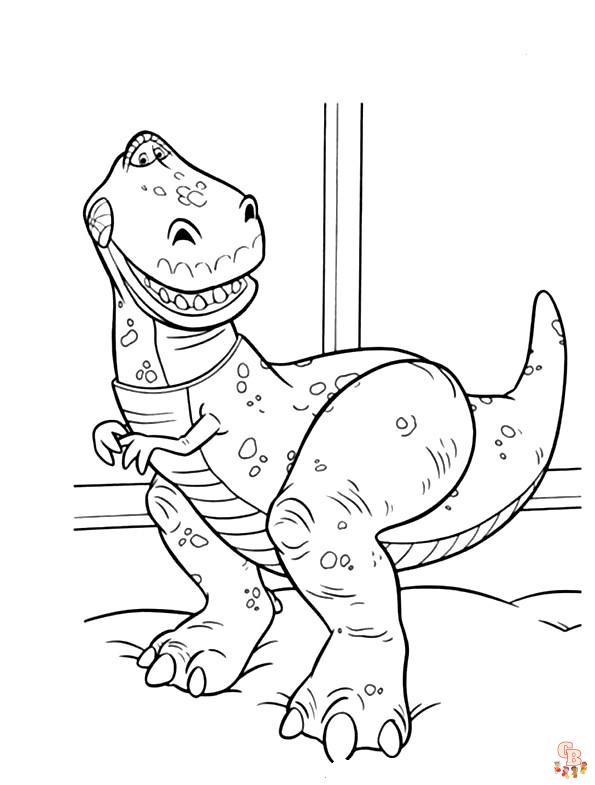 Coloriage T Rex