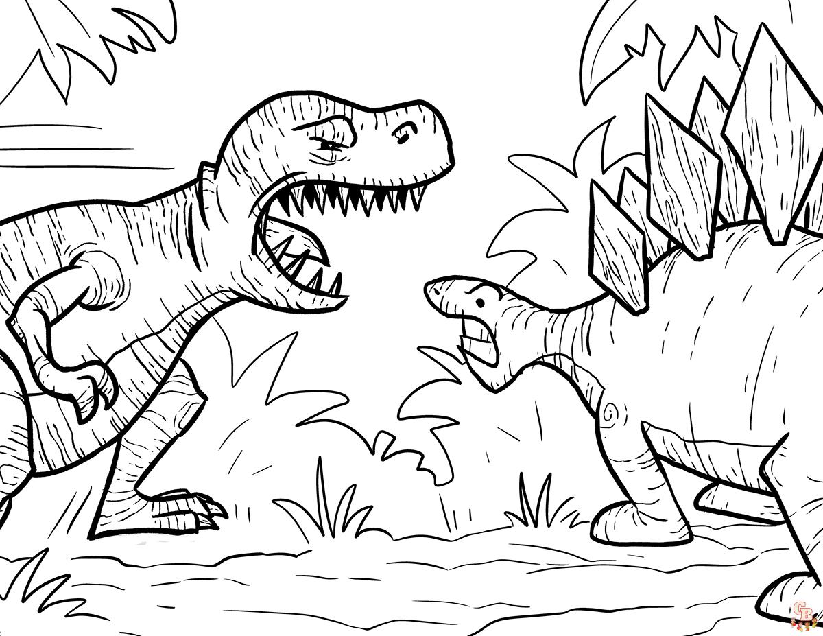 Coloriage T Rex