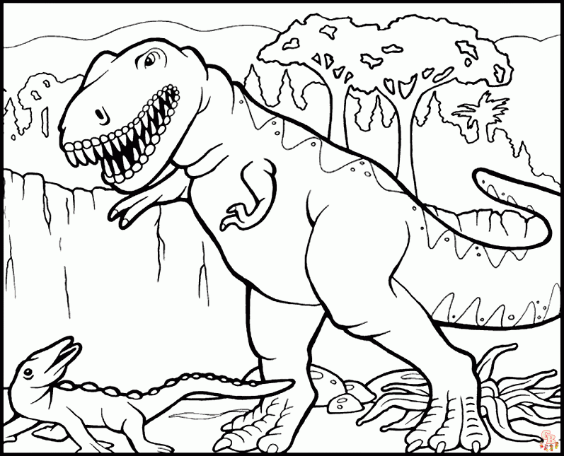 Coloriage T Rex