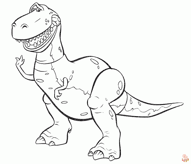 Coloriage T Rex