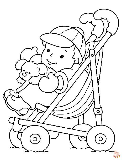 Coloriage bebe