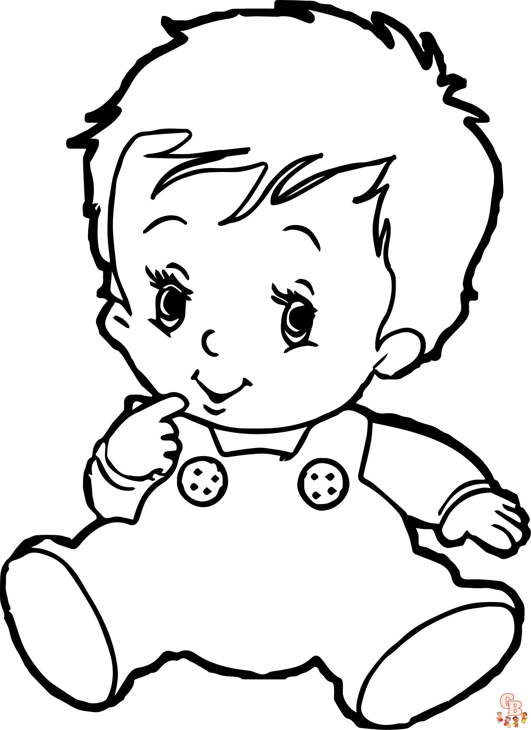 Coloriage bebe