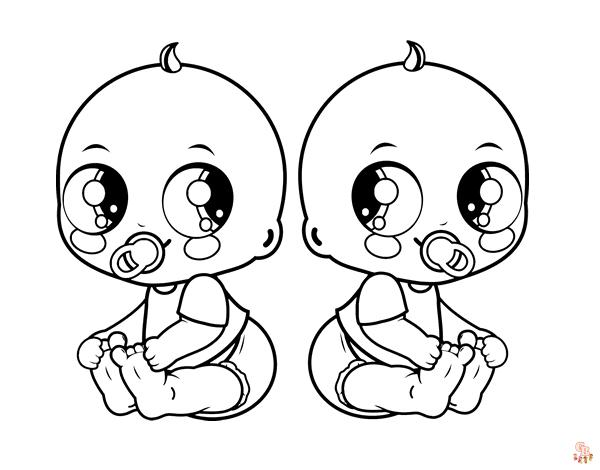 Coloriage bebe