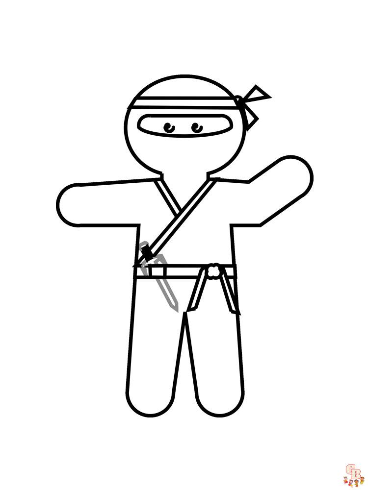 Coloriage ninja