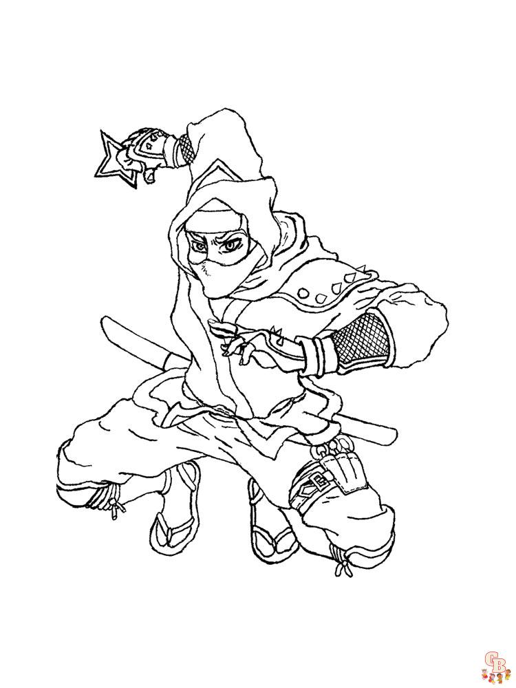 Coloriage ninja