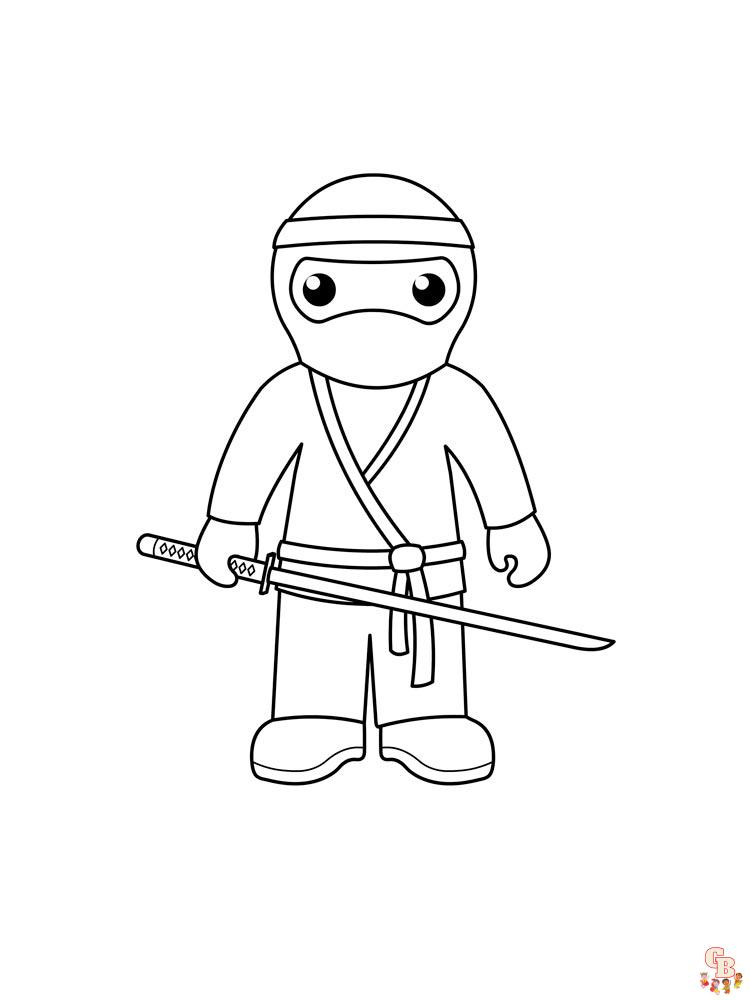 Coloriage ninja