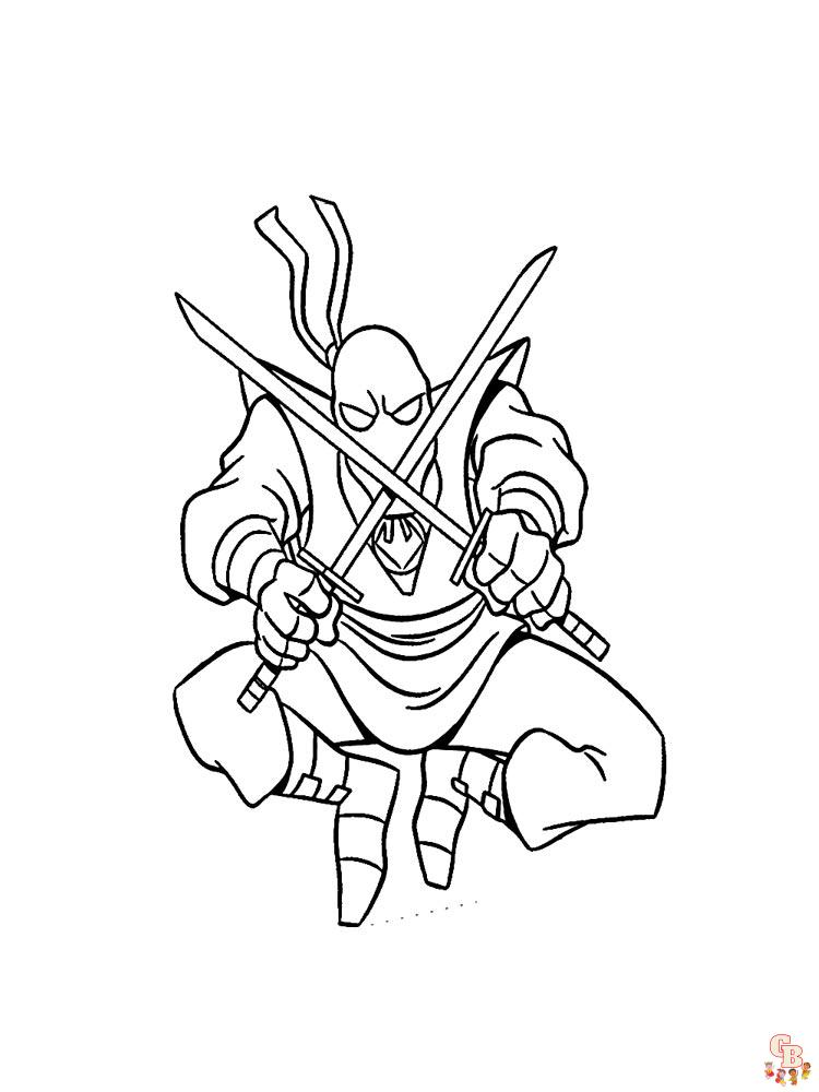 Coloriage ninja