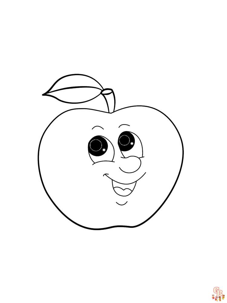 Coloriage pomme