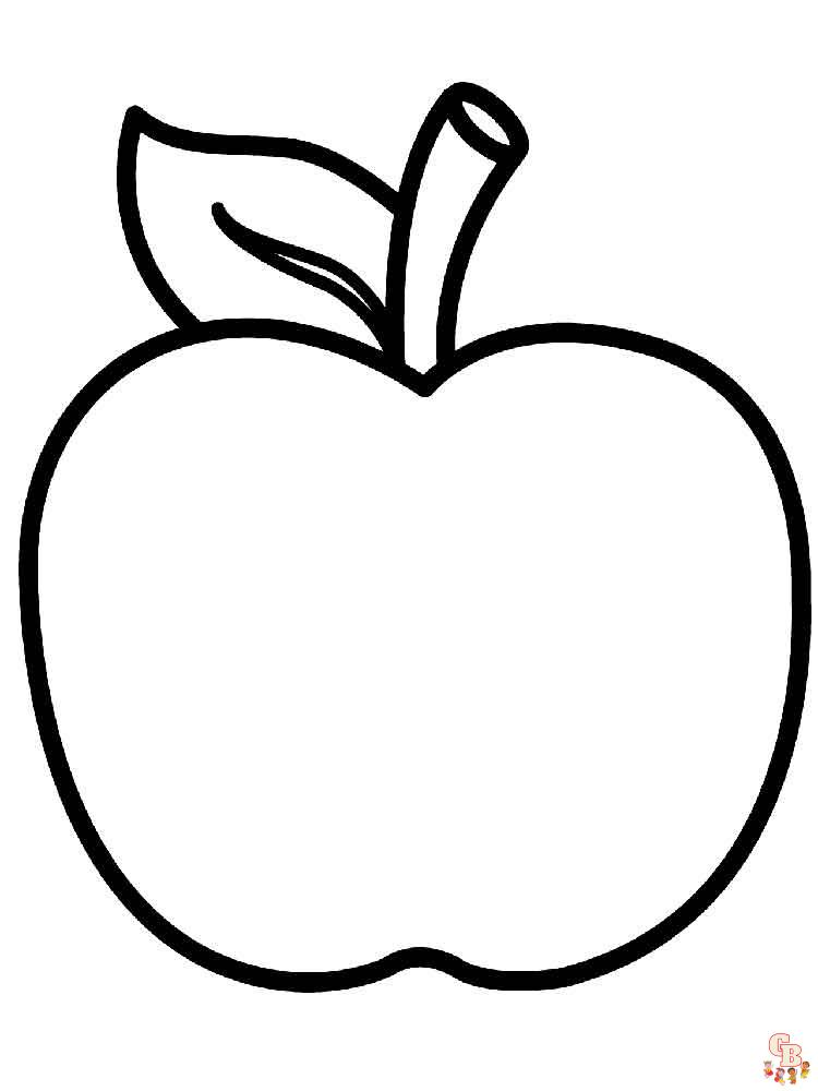 Coloriage pomme