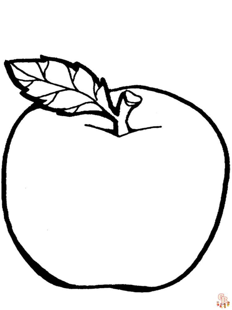 Coloriage pomme