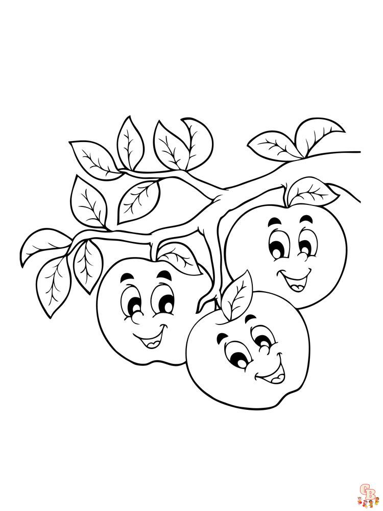 Coloriage pomme