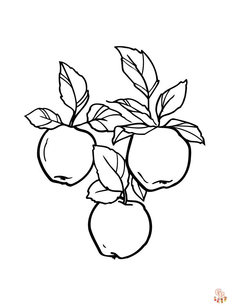 Coloriage pomme