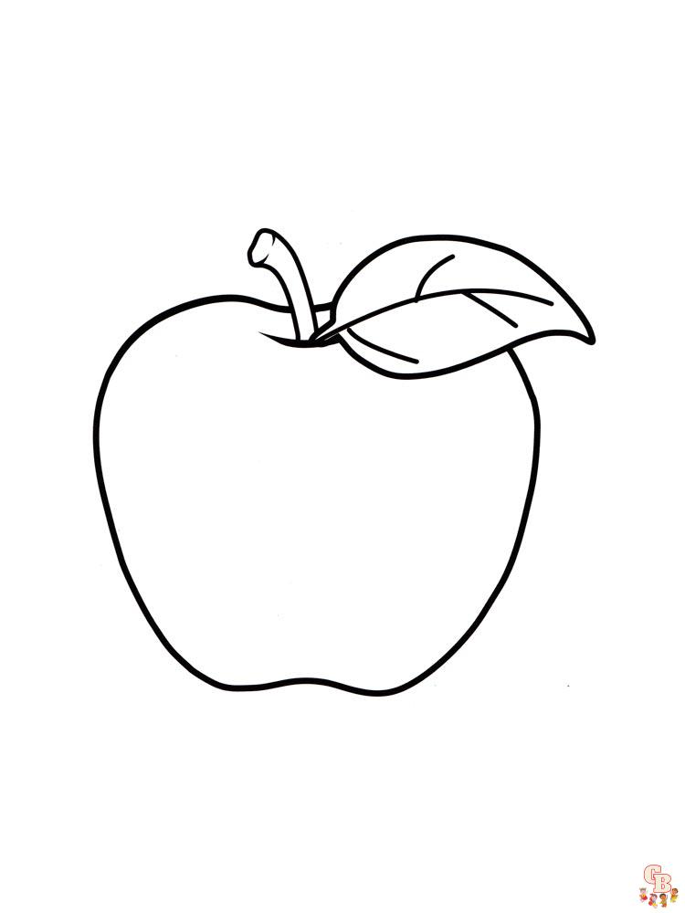 Coloriage pomme