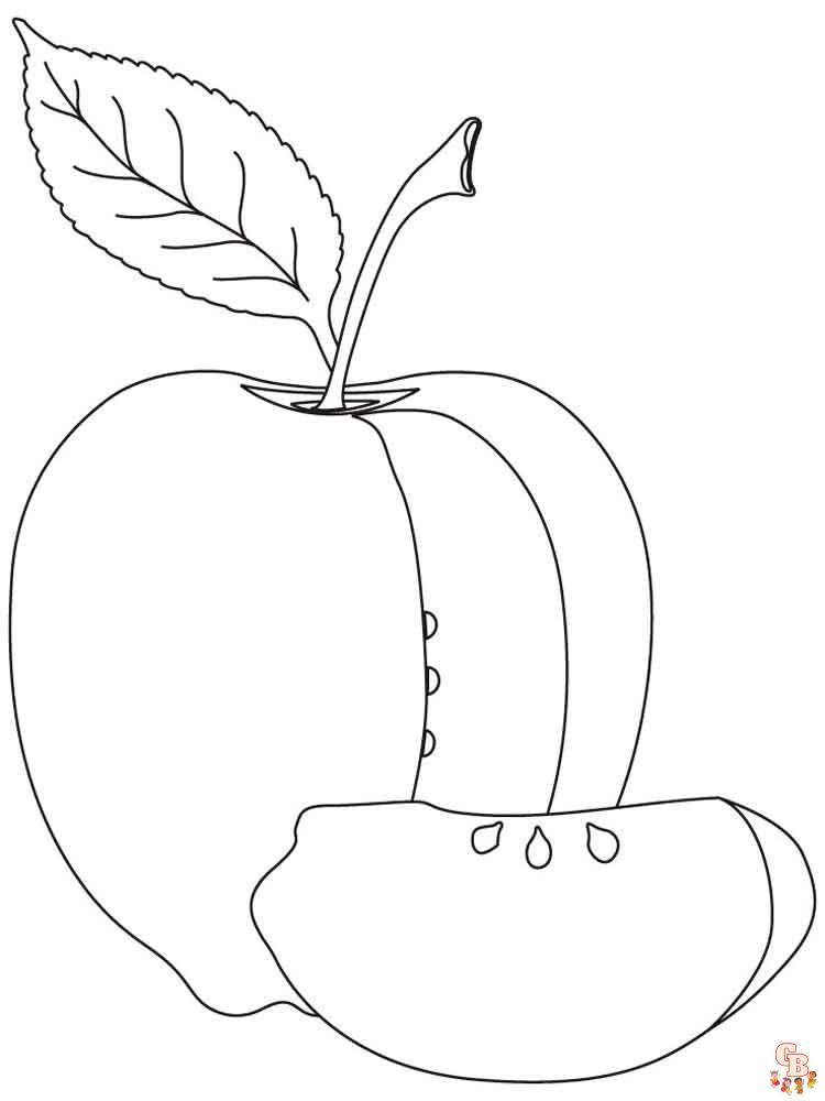 Coloriage pomme