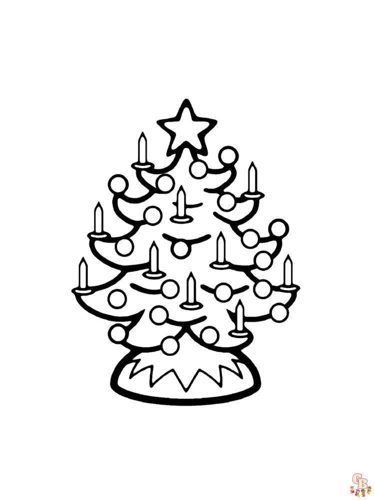 Coloriage sapin