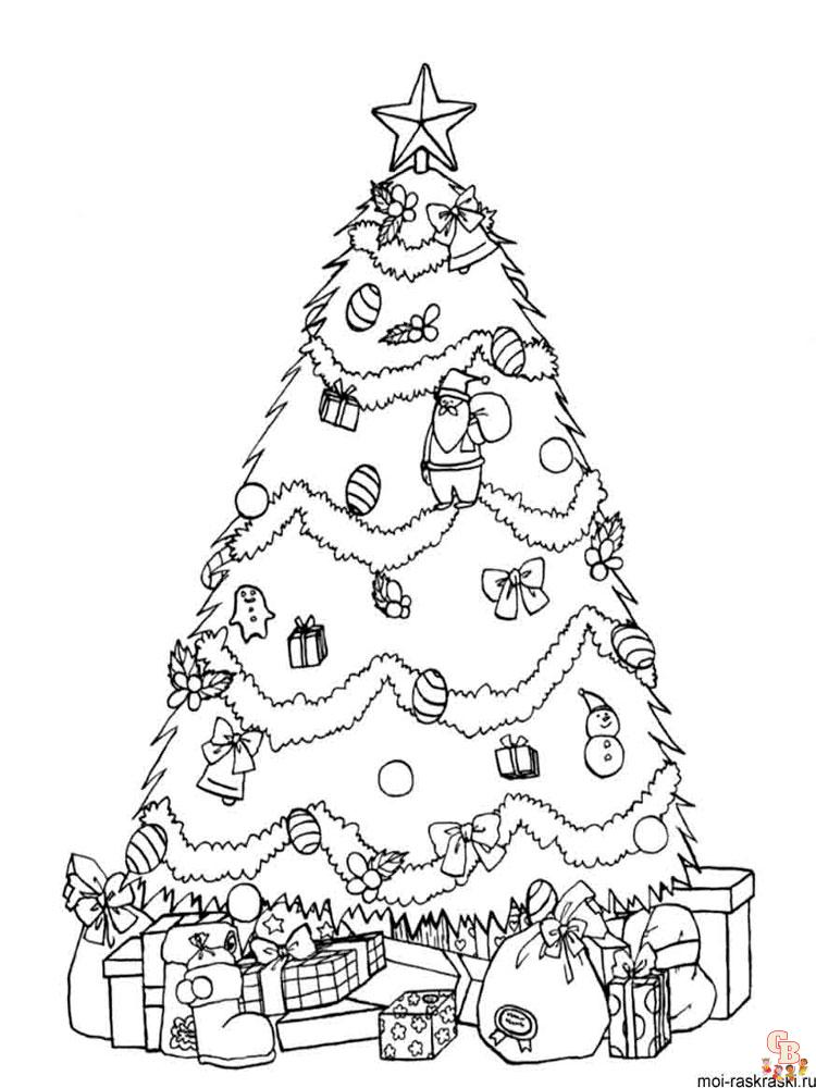 Coloriage sapin