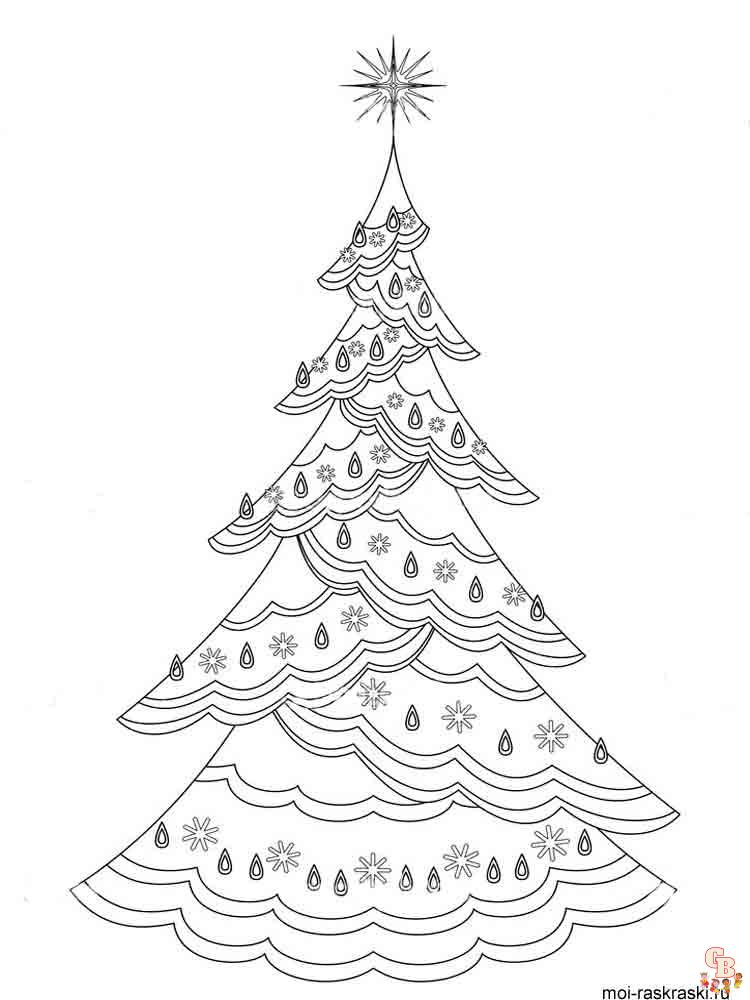 Coloriage sapin