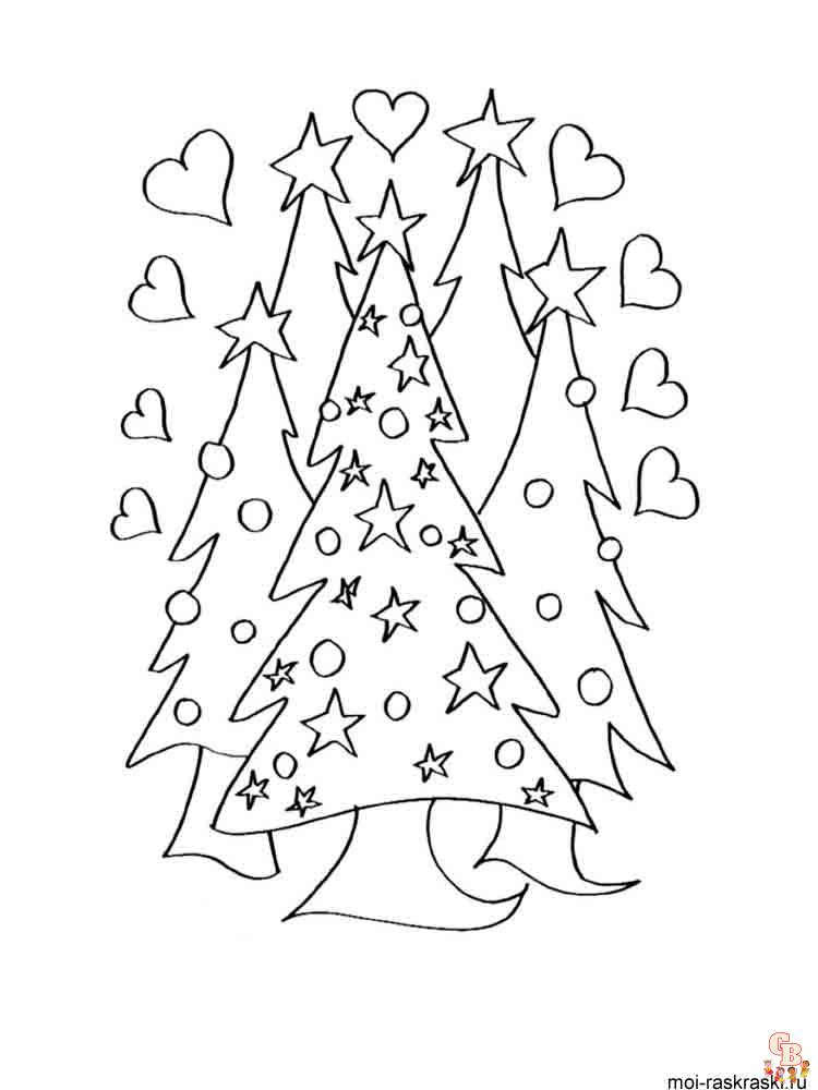 Coloriage sapin