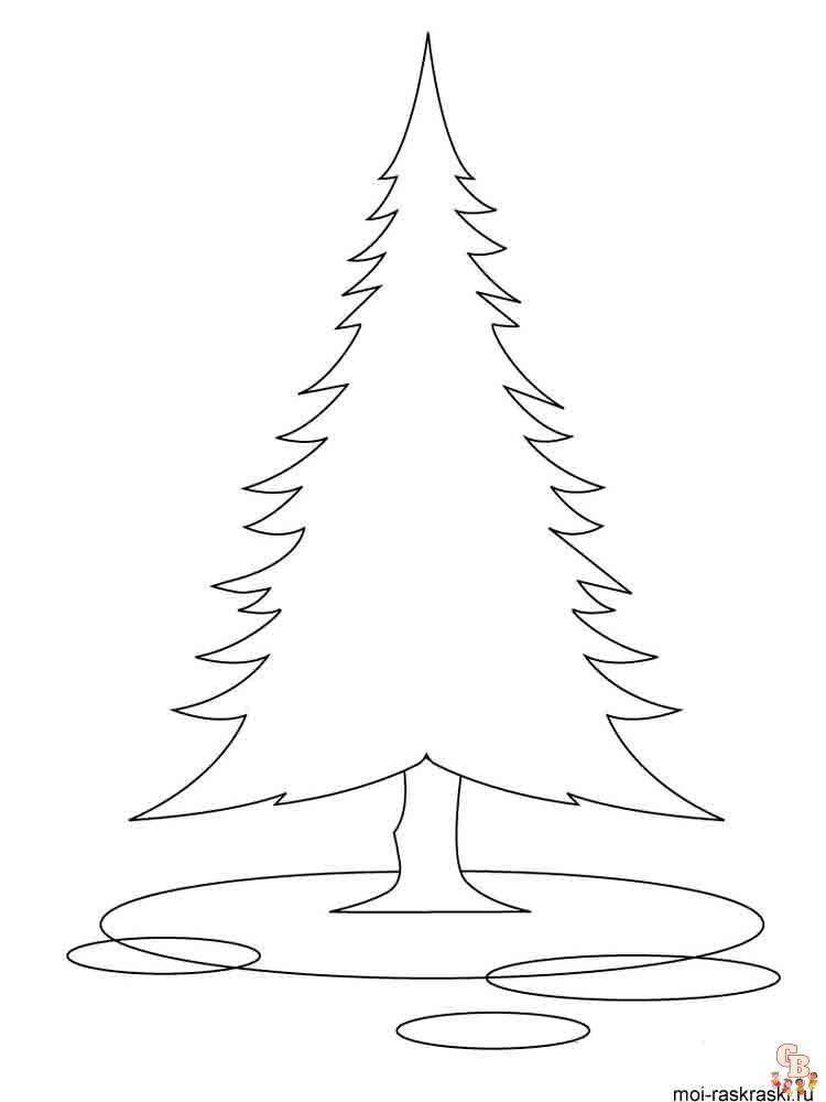 Coloriage sapin