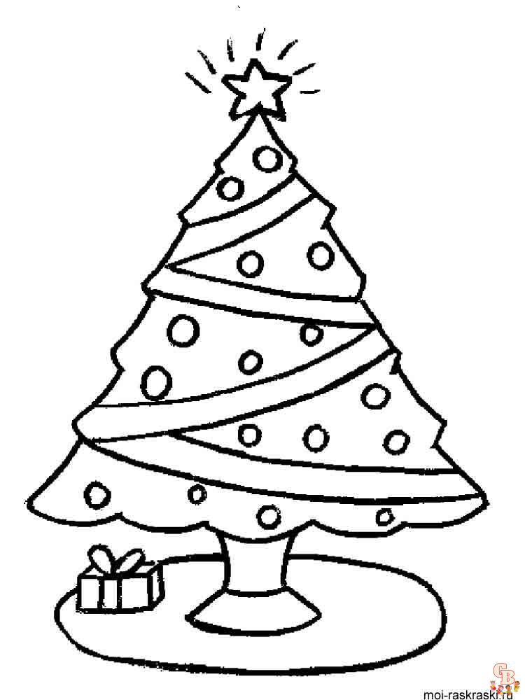 Coloriage sapin