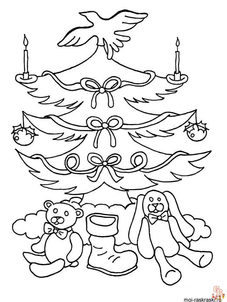 Coloriage sapin