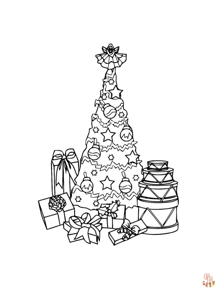 Coloriage sapin