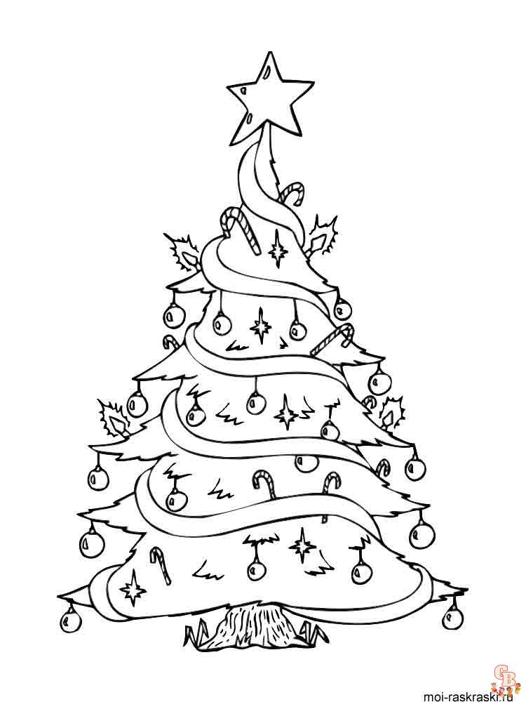 Coloriage sapin