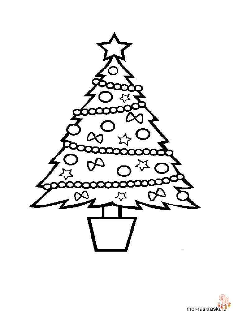 Coloriage sapin