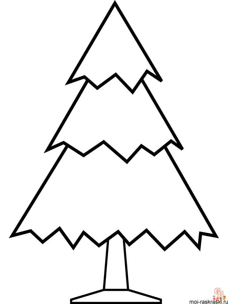 Coloriage sapin