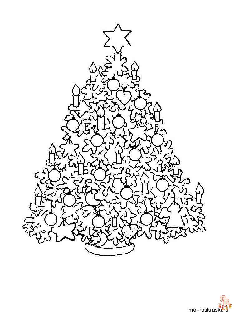 Coloriage sapin