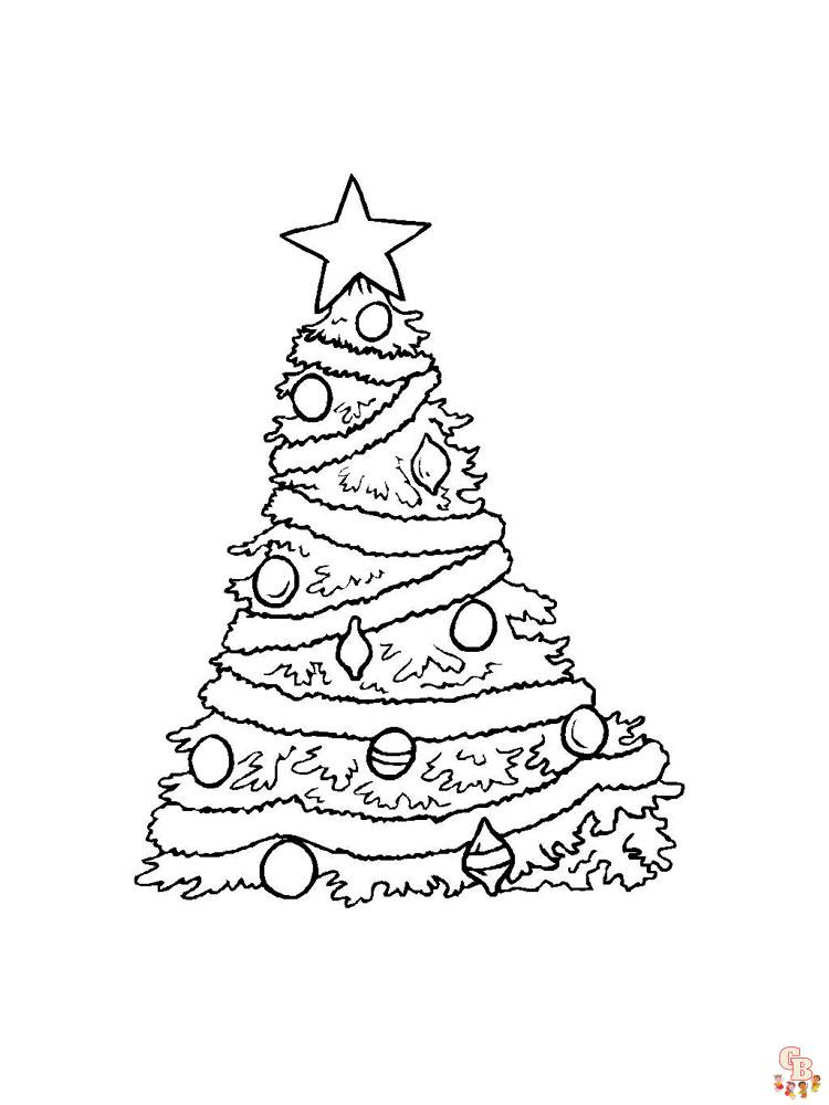 Coloriage sapin