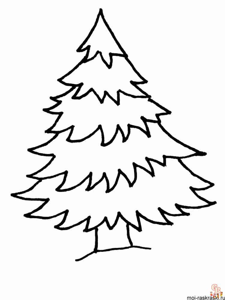 Coloriage sapin