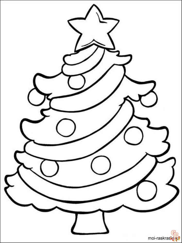 Coloriage sapin