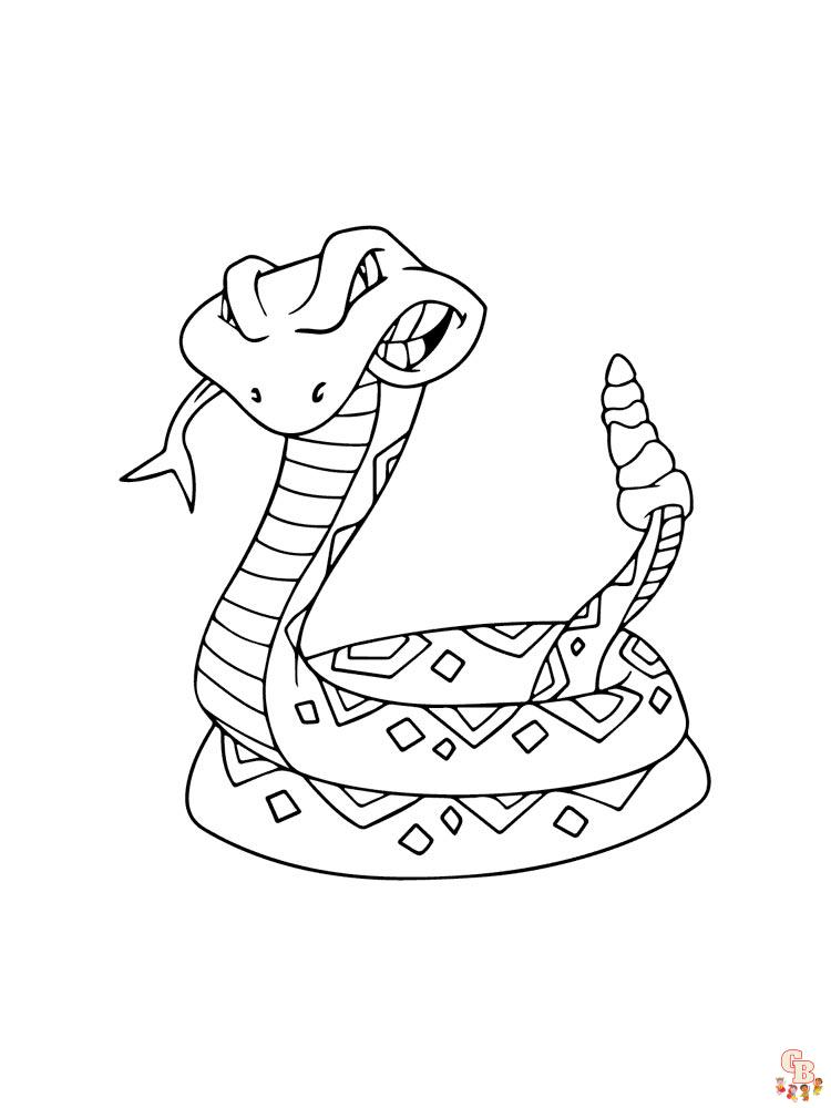 Coloriage serpent