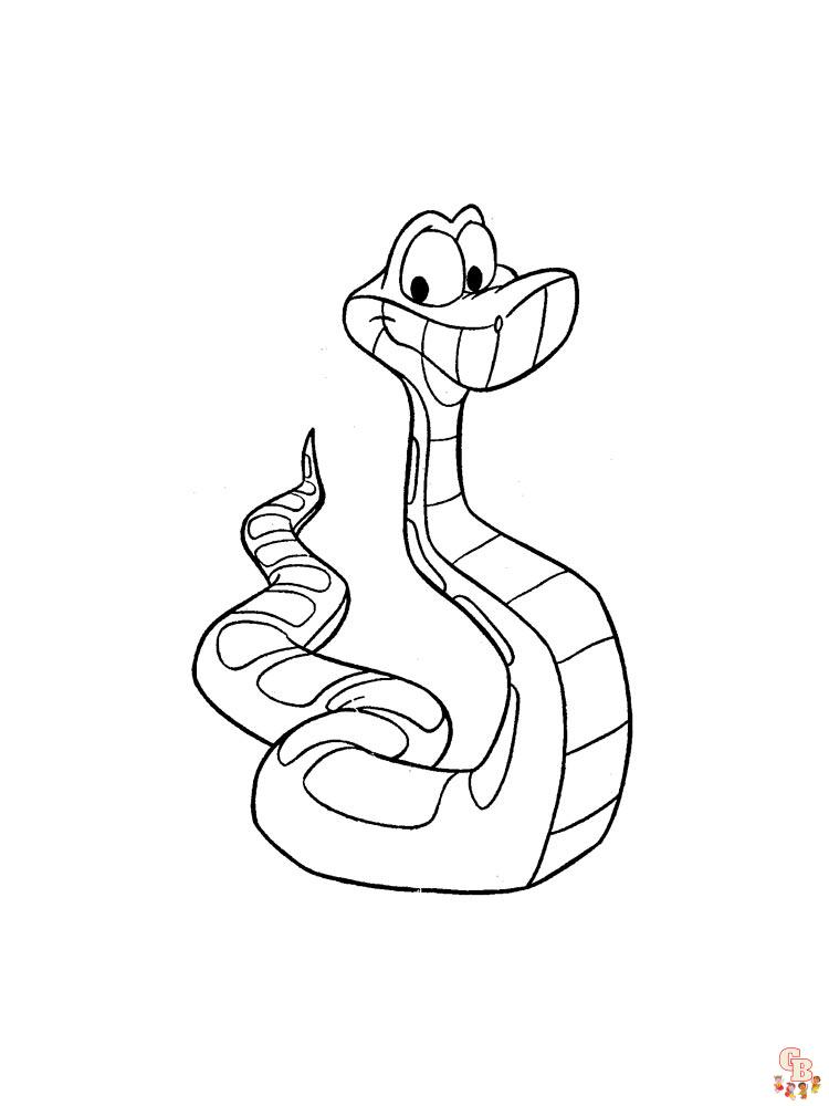 Coloriage serpent