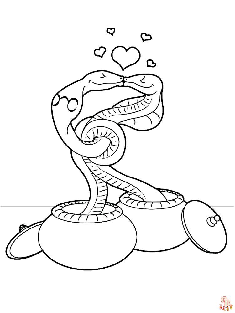 Coloriage serpent