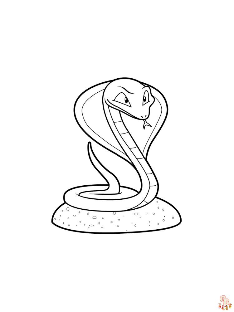 Coloriage serpent