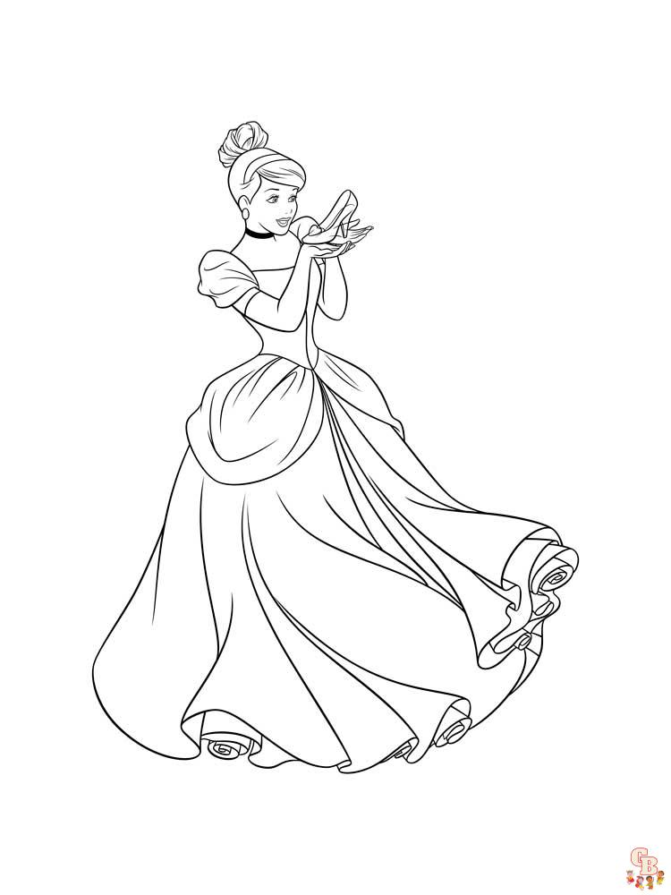 coloriage Cendrillon